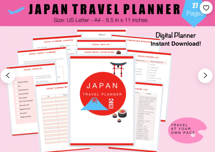 japan travel planner