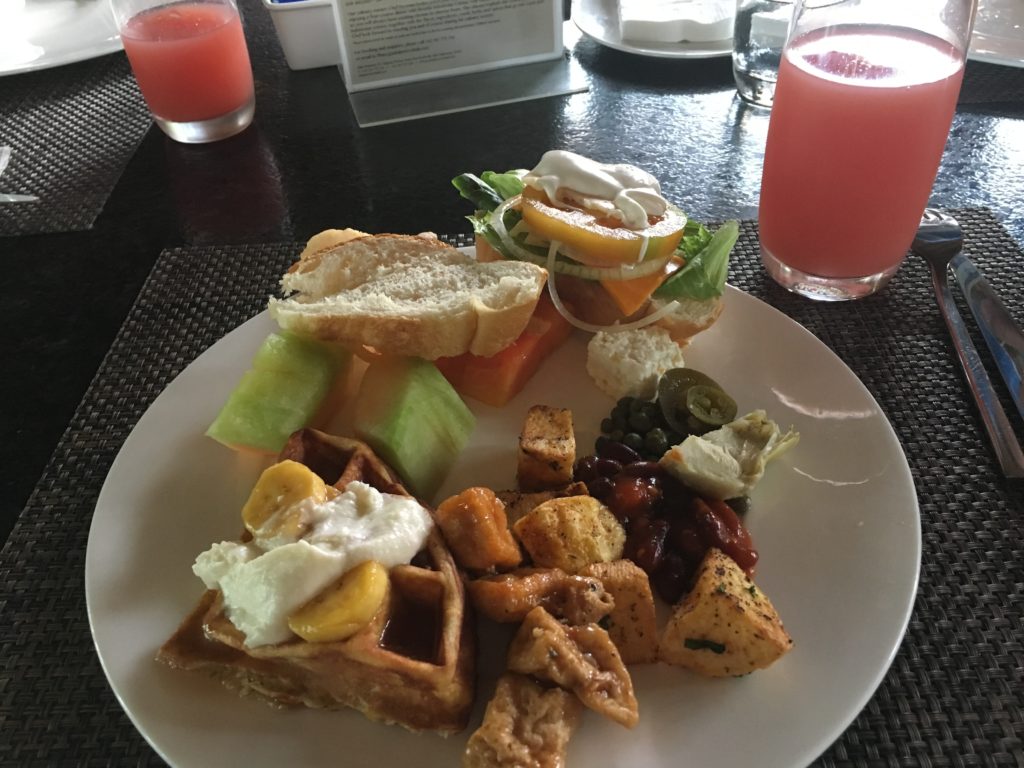 breakfast buffet in sakala resort bali