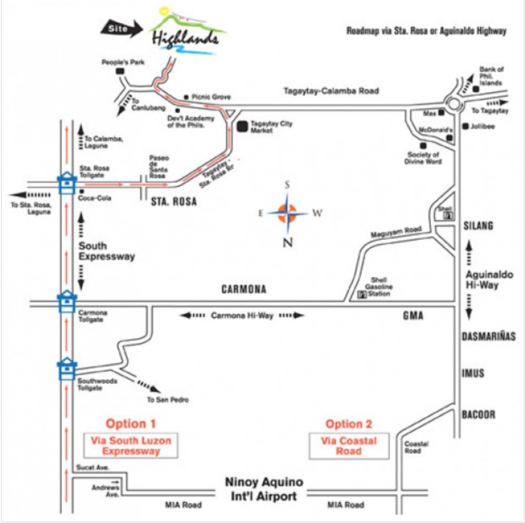 how to get to tagaytay highlands