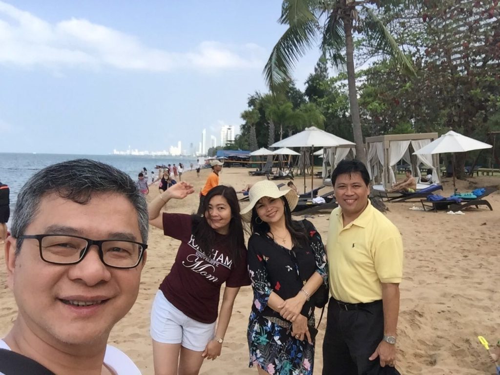 beach area of Movenpick Hotel Pattaya