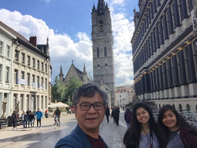 belfry tower in ghent