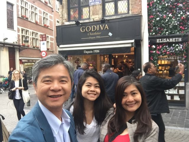 godiva chocolate Brussels