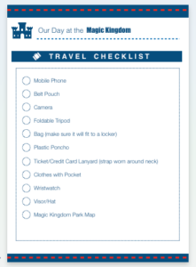 Orlando Magic Kingdom Planner