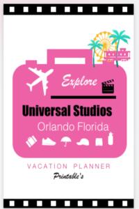 Orlando Universal Studios Printables