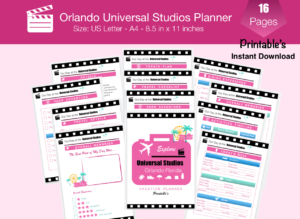 Travel Planner Universal Studios Orlando