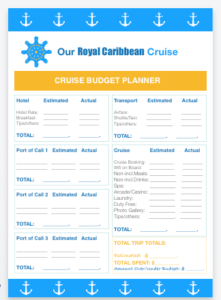 royal caribbean cruise daily planner