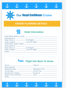 royal caribbean cruise planning