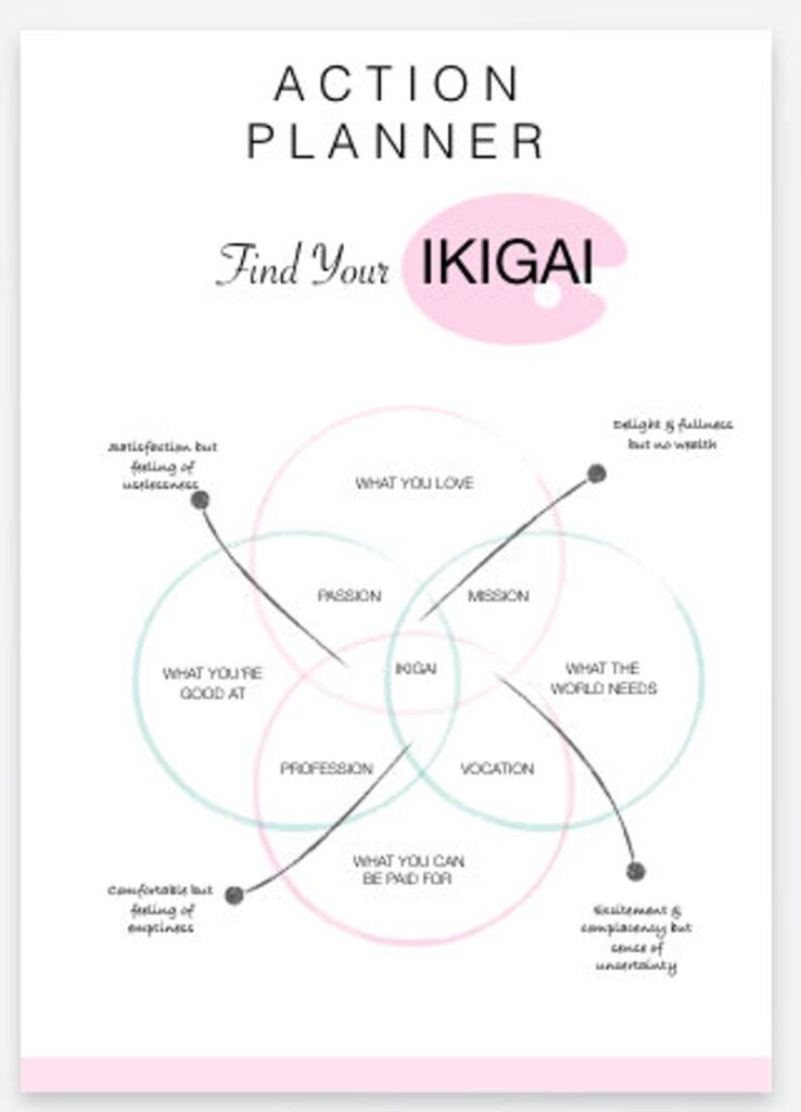 action planner find your ikigai