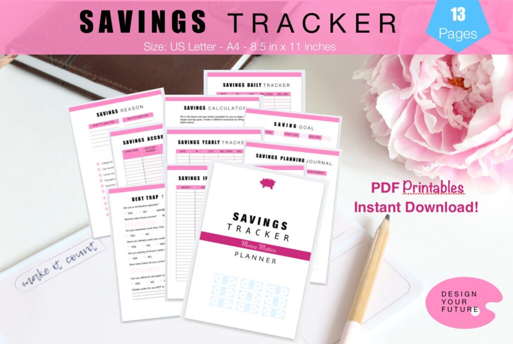 savings tracker template