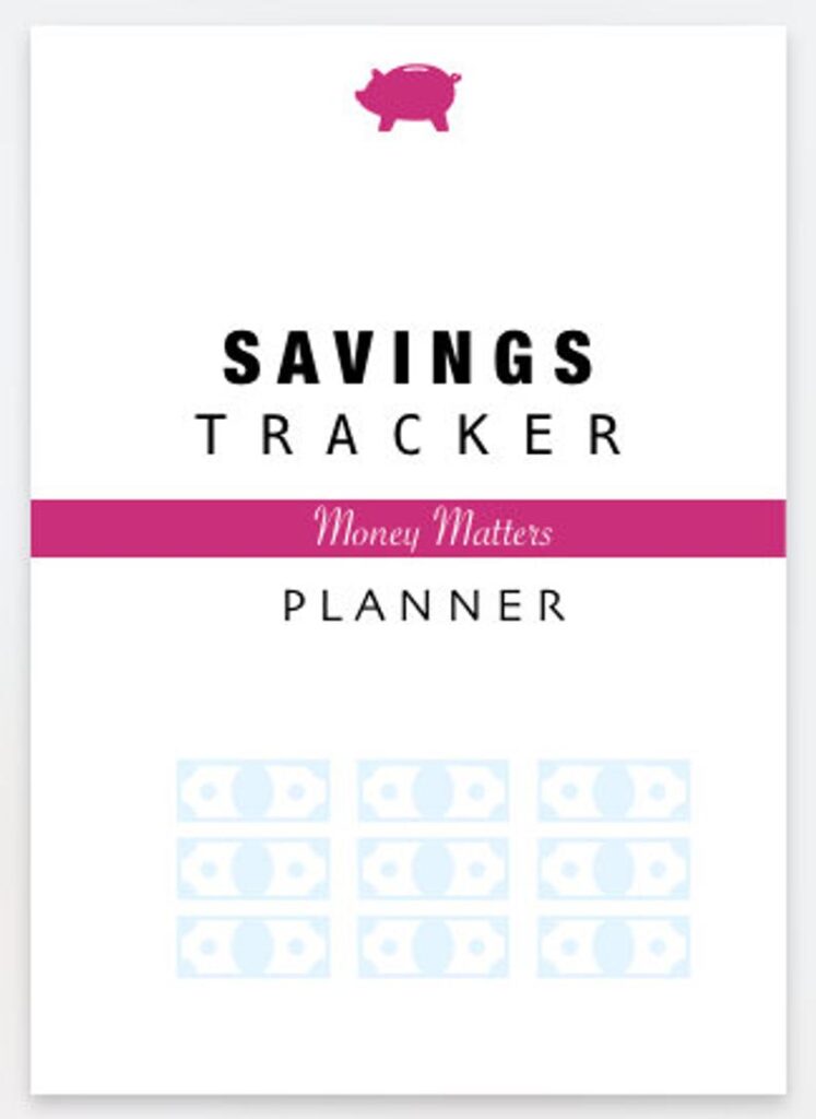 savings tracker template printable
