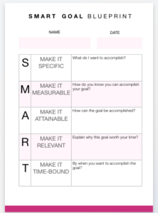 smart goals template