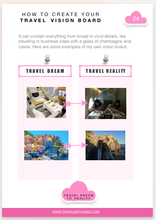 Travel Vision Board Sample