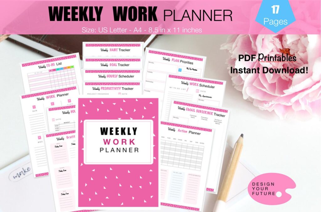 weekly work planner