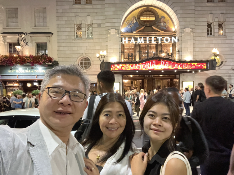 hamilton in london