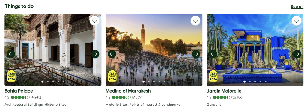 Best places to visit in Marrakech